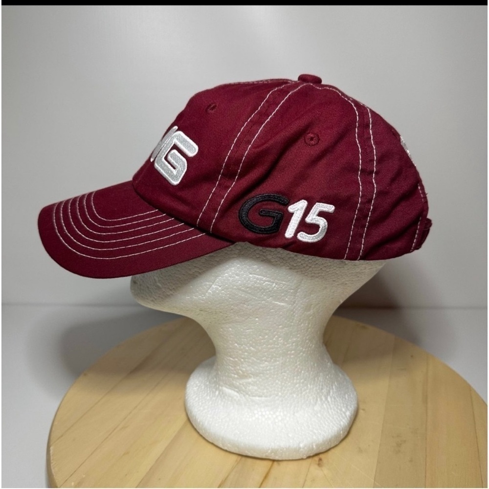 Ping i15 G15 Golf Cap Hat Adult Adjustable Vintage Looking Burgundy Cotton